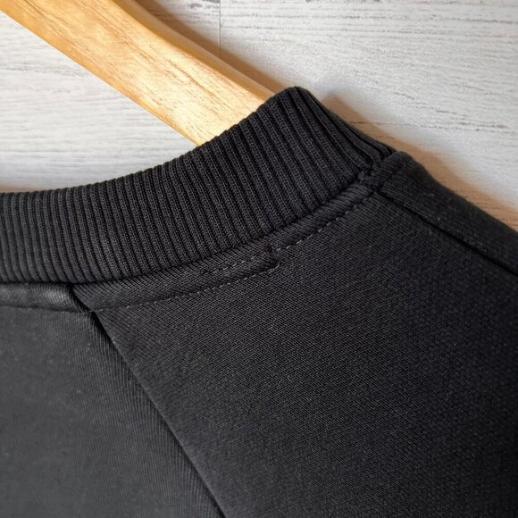 Pact Dress Womens Size Small Black Courtside Sweatshirt Organic Cotton Pockets - Picture 12 of 16